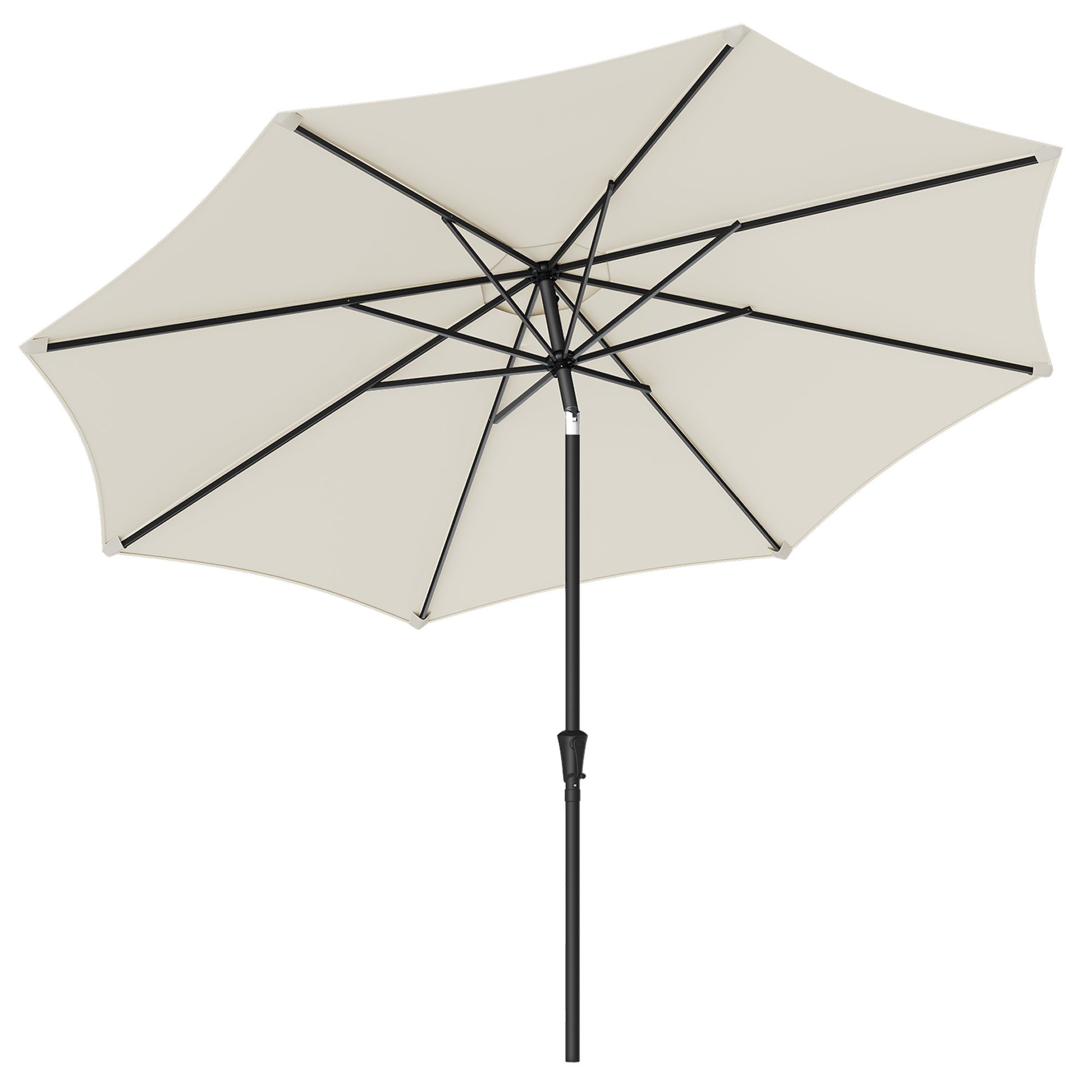 SONGMICS Sonnenschirm, UPF 50+, mit Kurbel, günstig online kaufen