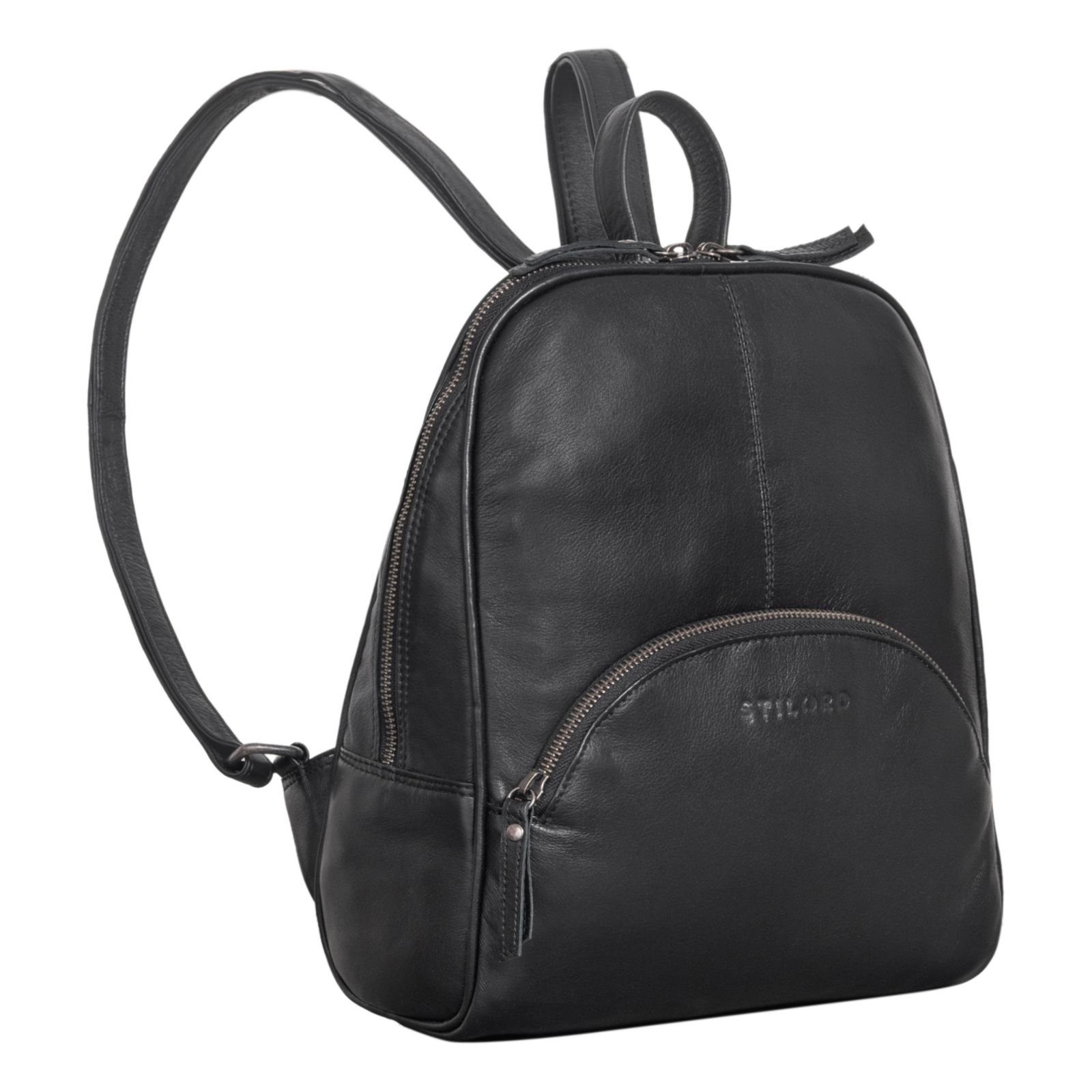 STILORD Cityrucksack "Margot" Daypack Damen Leder Klein Vintage Rucksack Rucksackhandtasche