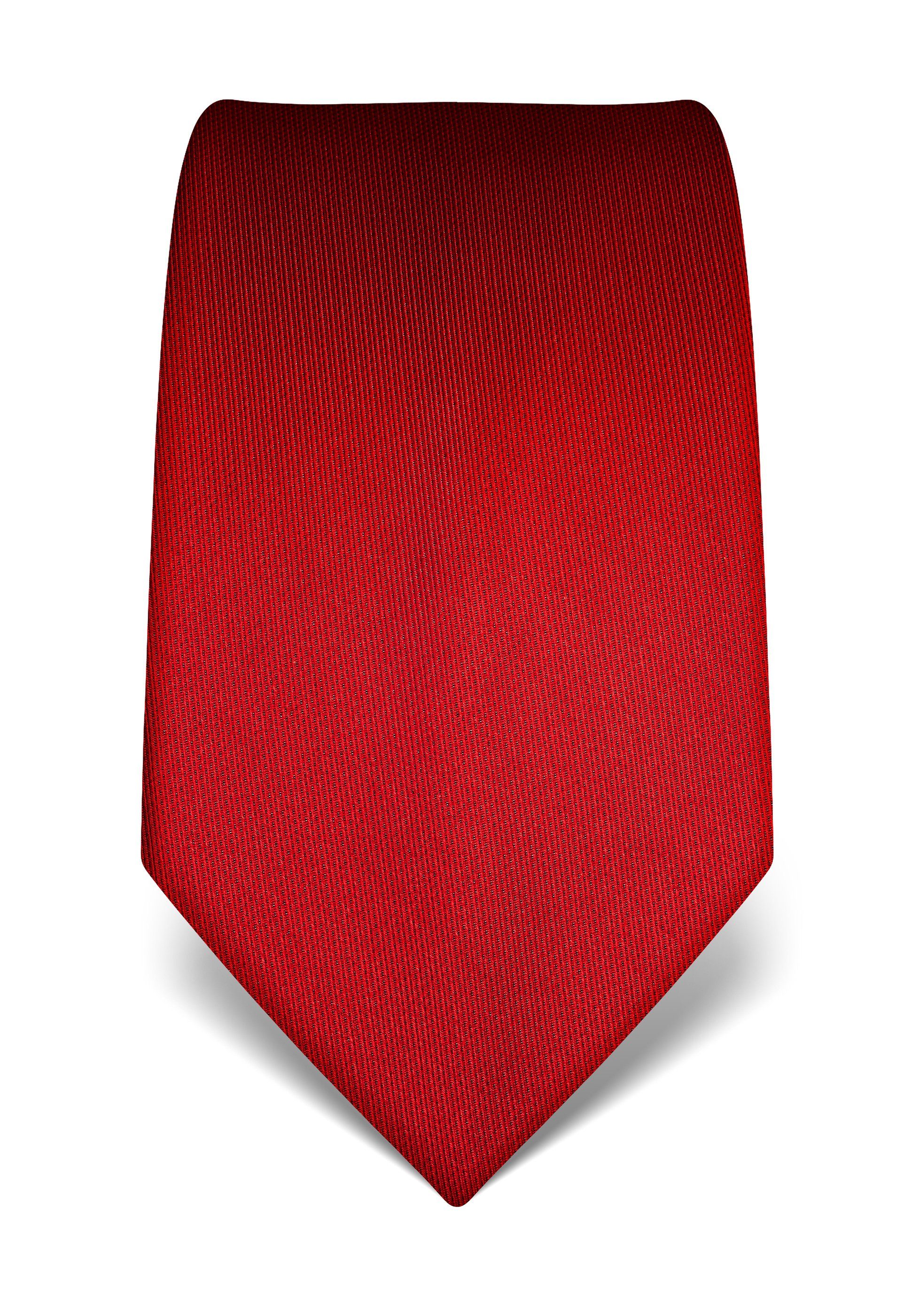 Vincenzo Boretti Krawatte strukturiert rot