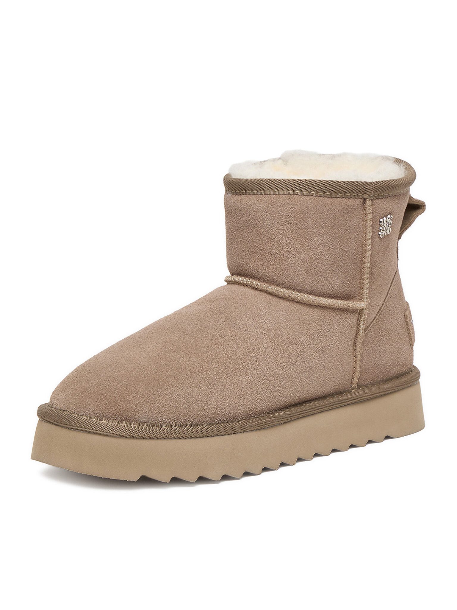 Nine West Nine West Damen Schneestiefel Beige CEO - NASR-01 Winterstiefel