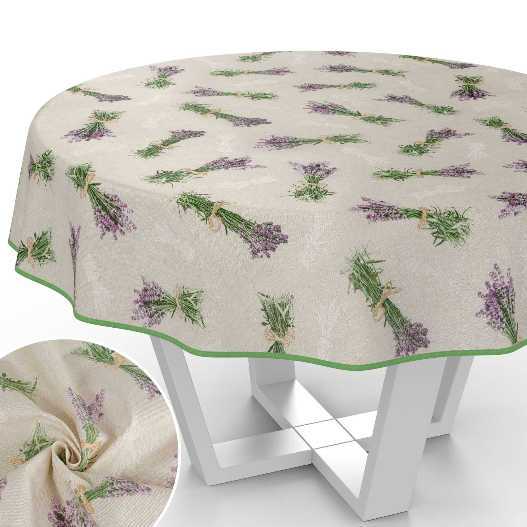 ANRO Tischdecke mit Blumen Botanik aus günstig online kaufen