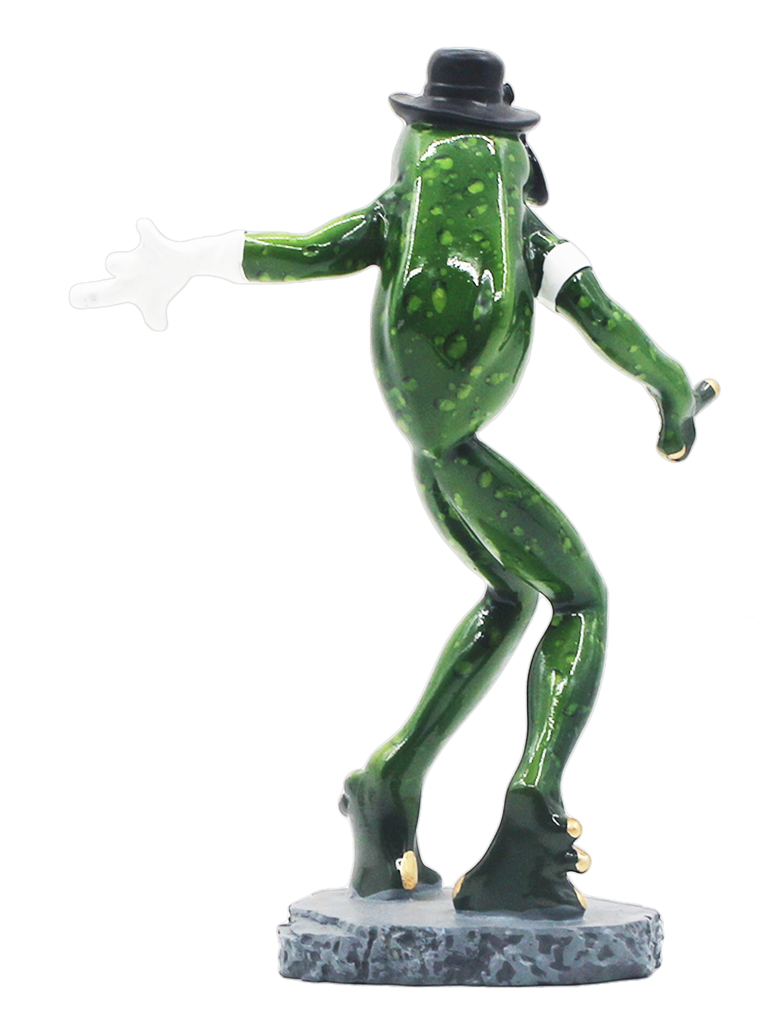 M-Diamant Dekoobjekt Dekorativer Yoga-Frosch aus grünem günstig online kaufen