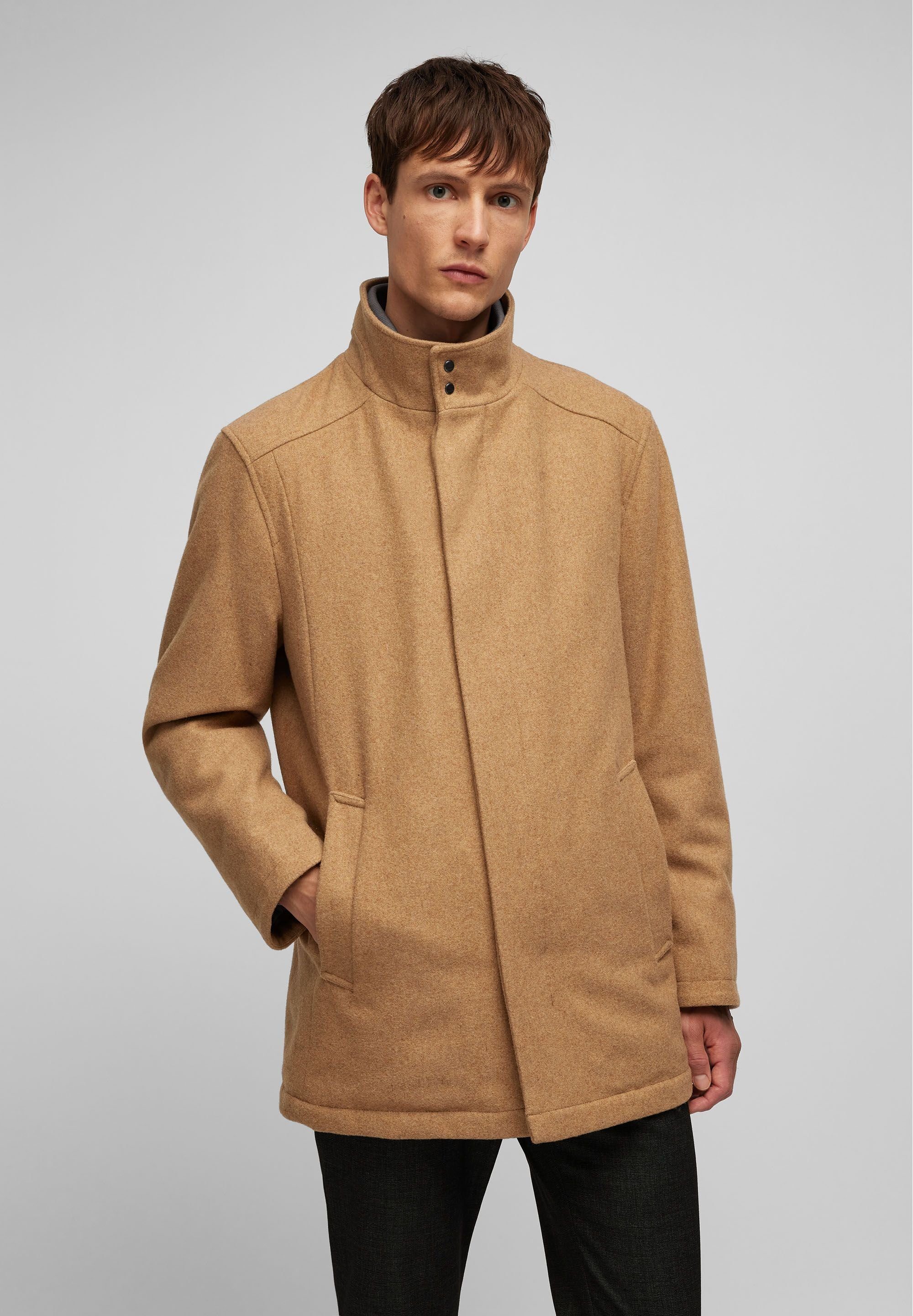 HECHTER PARIS Wolljacke mit heraustrennbarem Westeneinsatz