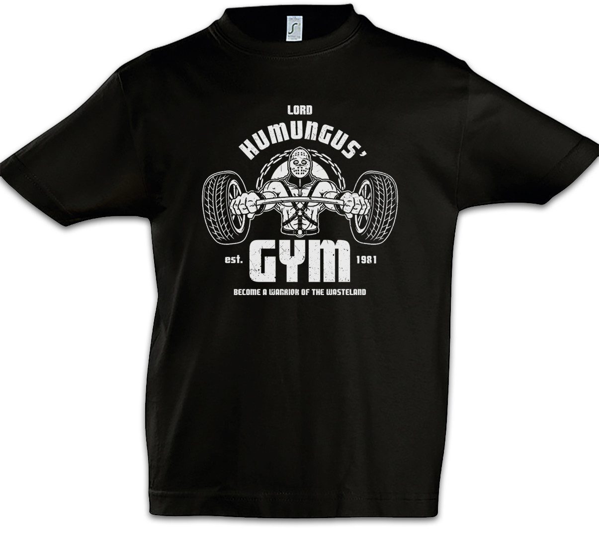 Urban Backwoods Print-Shirt Lord Humungus Gym Kinder T-Shirt Mad Fury 1981 Main Force Patrol Road (1-tlg) Max Thunderdome Donnerkuppel MFP