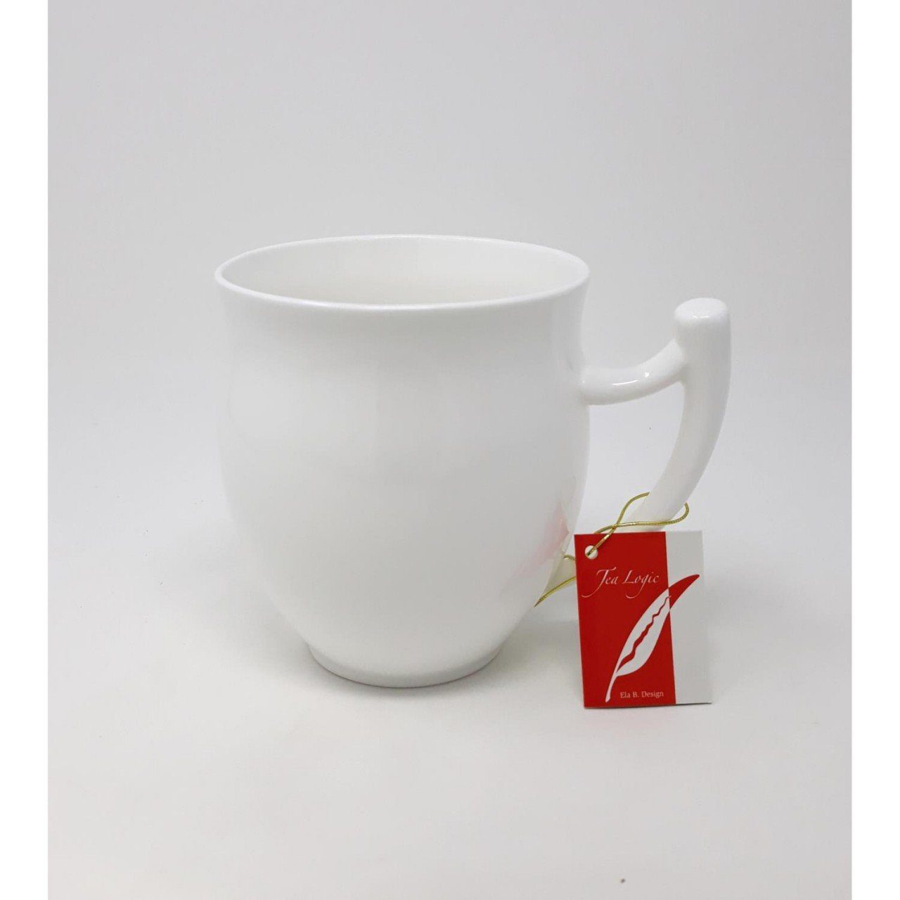 TeaLogic Tasse, Porzellan, Weiß H:10cm D:9cm Porzellan
