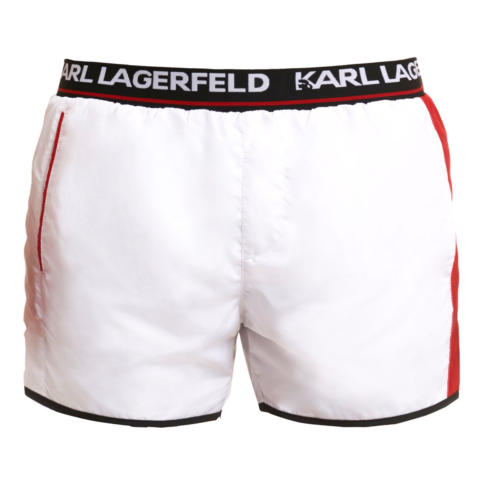 LAGERFELD Badeshorts bs. Series Sport mit markantem Gummibund