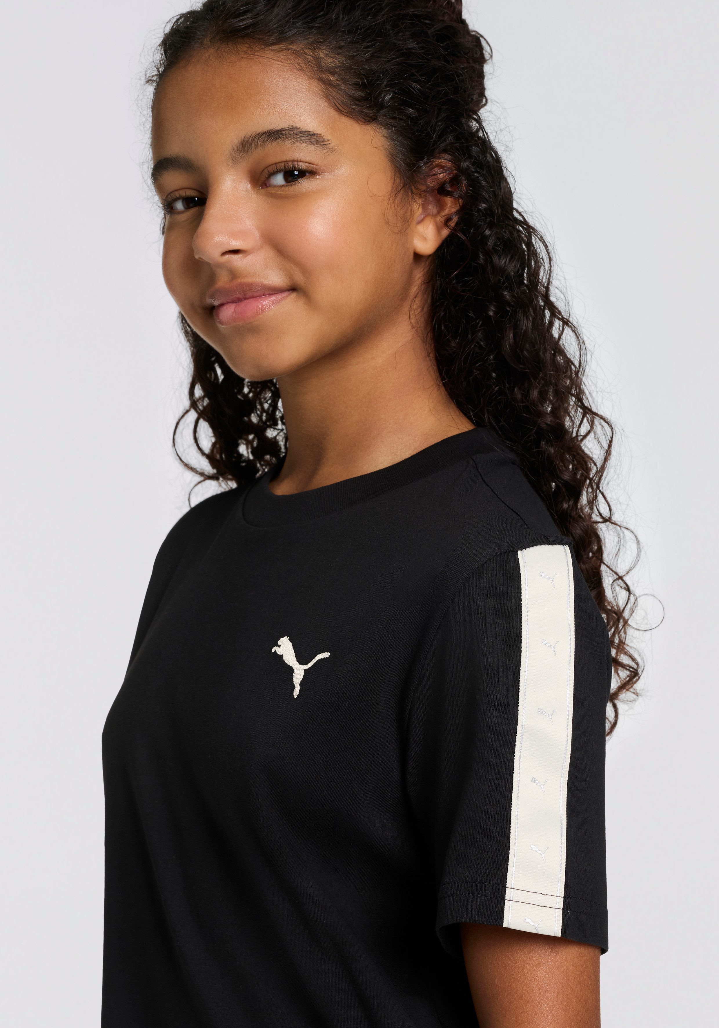 PUMA T-Shirt ESS TAPE TEE G Regular Fit, Kurzarm, für vielseitige Aktivitäten, aus Baumwolle