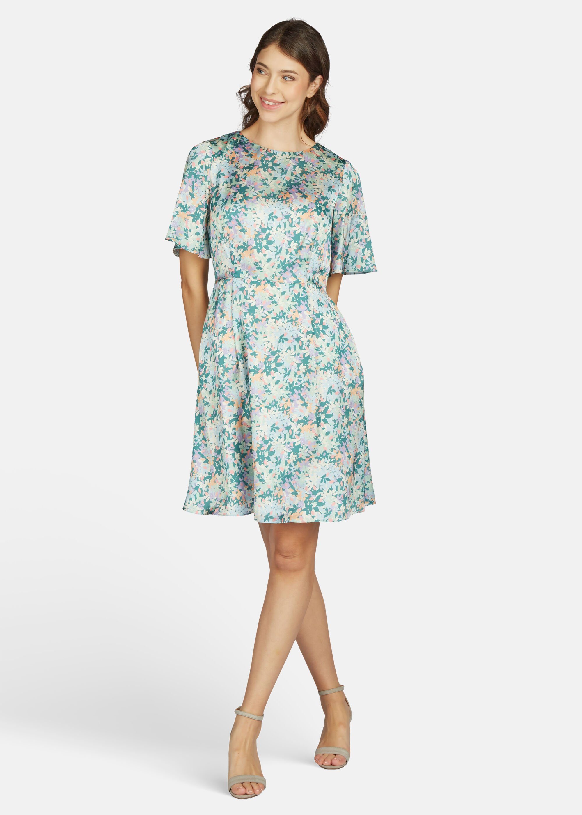 Kleo Abendkleid (1-tlg) mit Blumenprint und günstig online kaufen