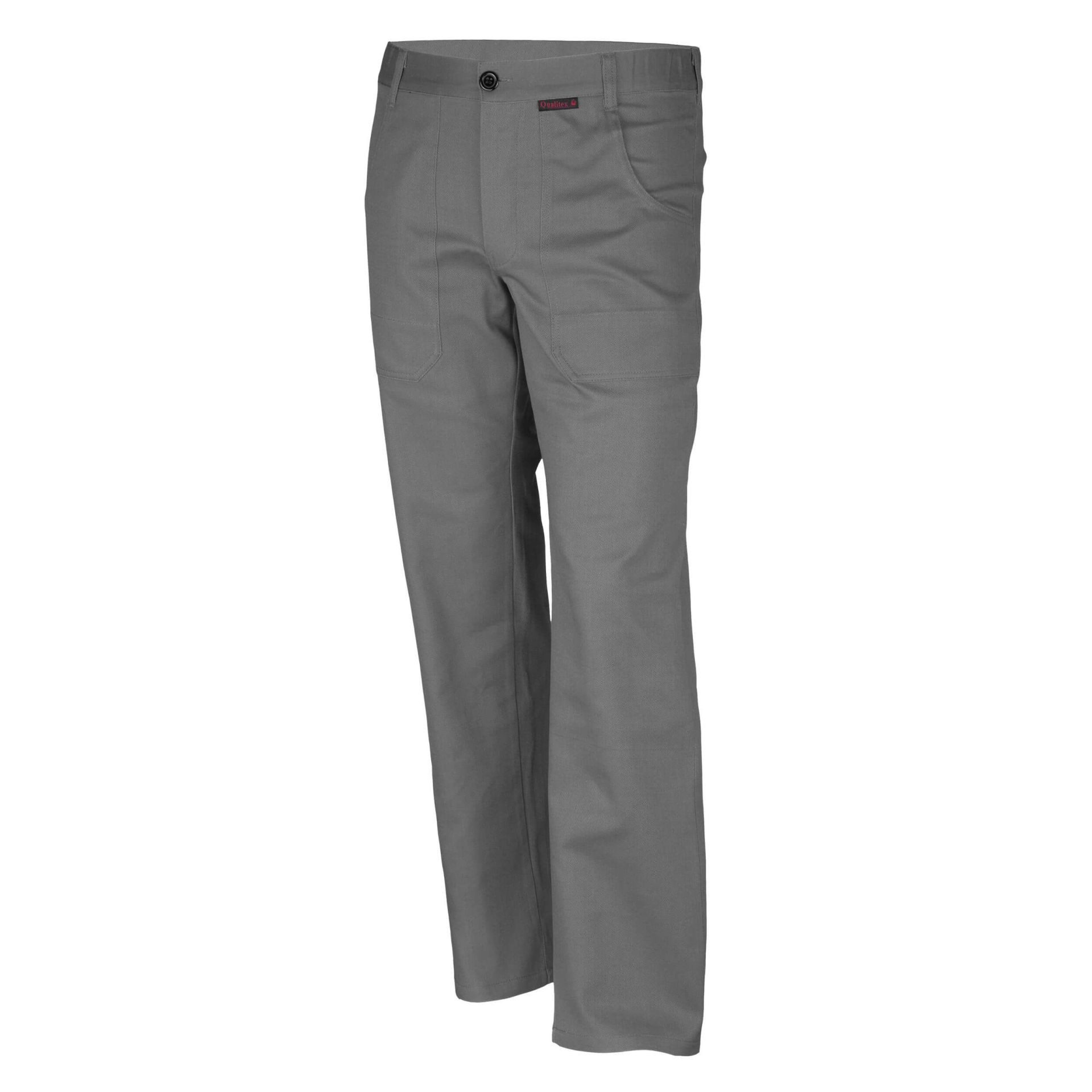 Qualitex Workwear Arbeitsbundhose classical Arbeitshose - BW 270 g - mit 4 Taschen aus reiner Baumwolle (1-tlg) klassische Werkstatthose - Waschbar - Strapazierfähig - Pflegeleicht