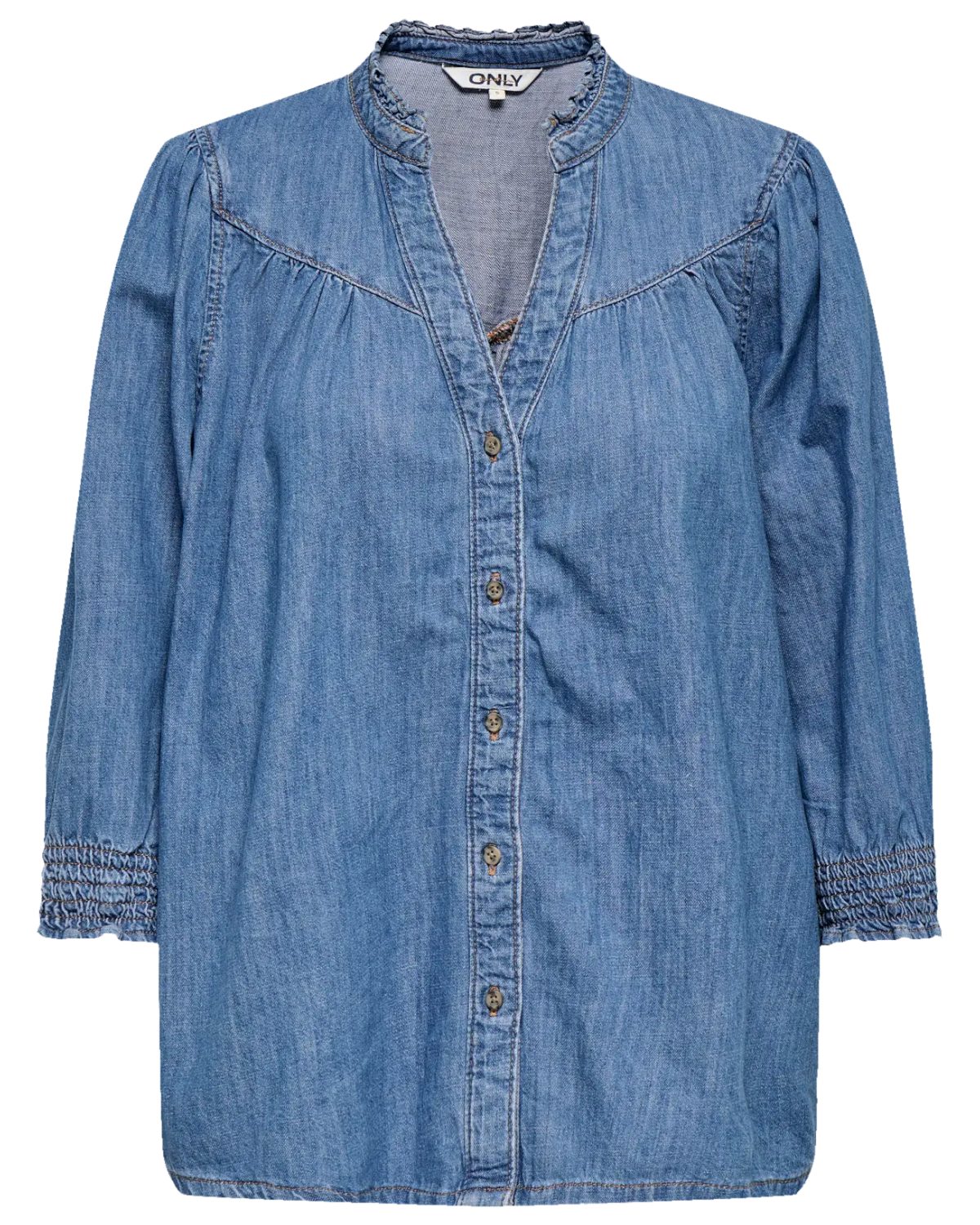 ONLY Jeansbluse bequemes Regular Fit Denim Shirt günstig online kaufen