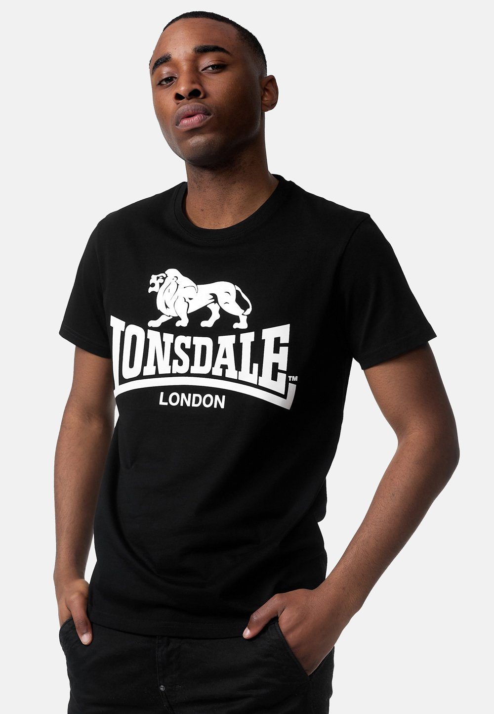 Black/Black KELSO T-Shirt Lonsdale