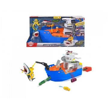 Dickie Toys Spielzeug-Boot Shark Attack, Schwimmfähiges Spielzeugboot mit Freilauf Licht und Sound