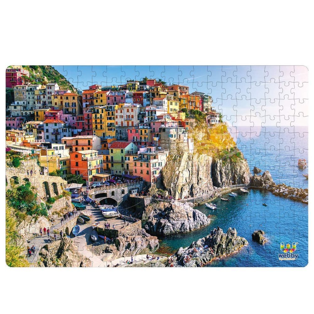 Webby Toys Puzzle 252-teiliges Puzzle-Set – Lernspiel für Kinder & Familie ab 6 Jahren, 252 Puzzleteile, Mit A-B-Codierung für leichte Montage und schnelleres Zusammensetzen