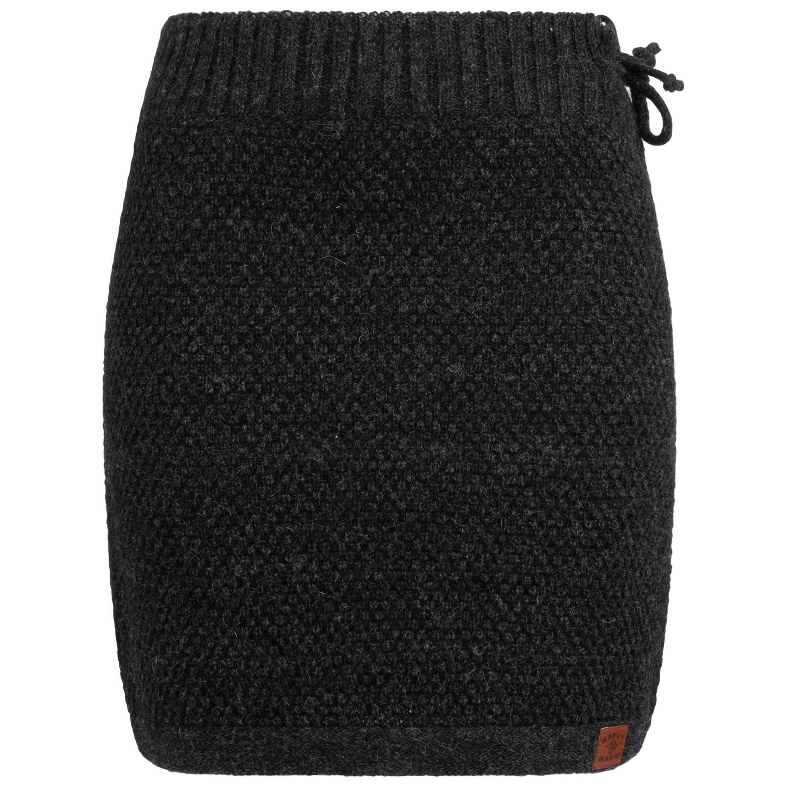 KUNST UND MAGIE Strickrock Klassischer Boho Strickrock Rock Winter Wolle günstig online kaufen