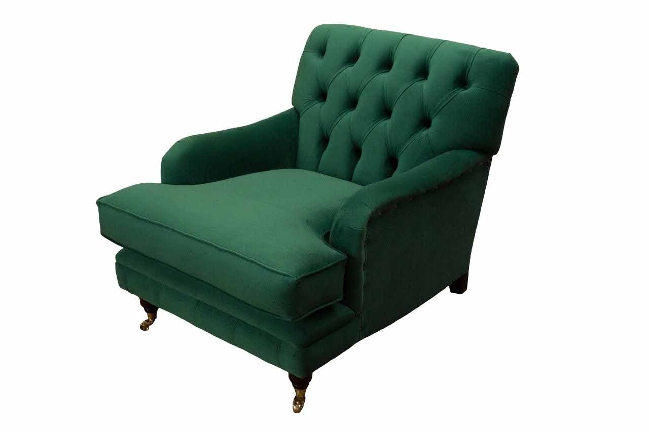 Möbel Made Wohnzimmer Sessel In Klassisch Sitzer, Grüner Design Europe 1 Sessel Elegantes JVmoebel