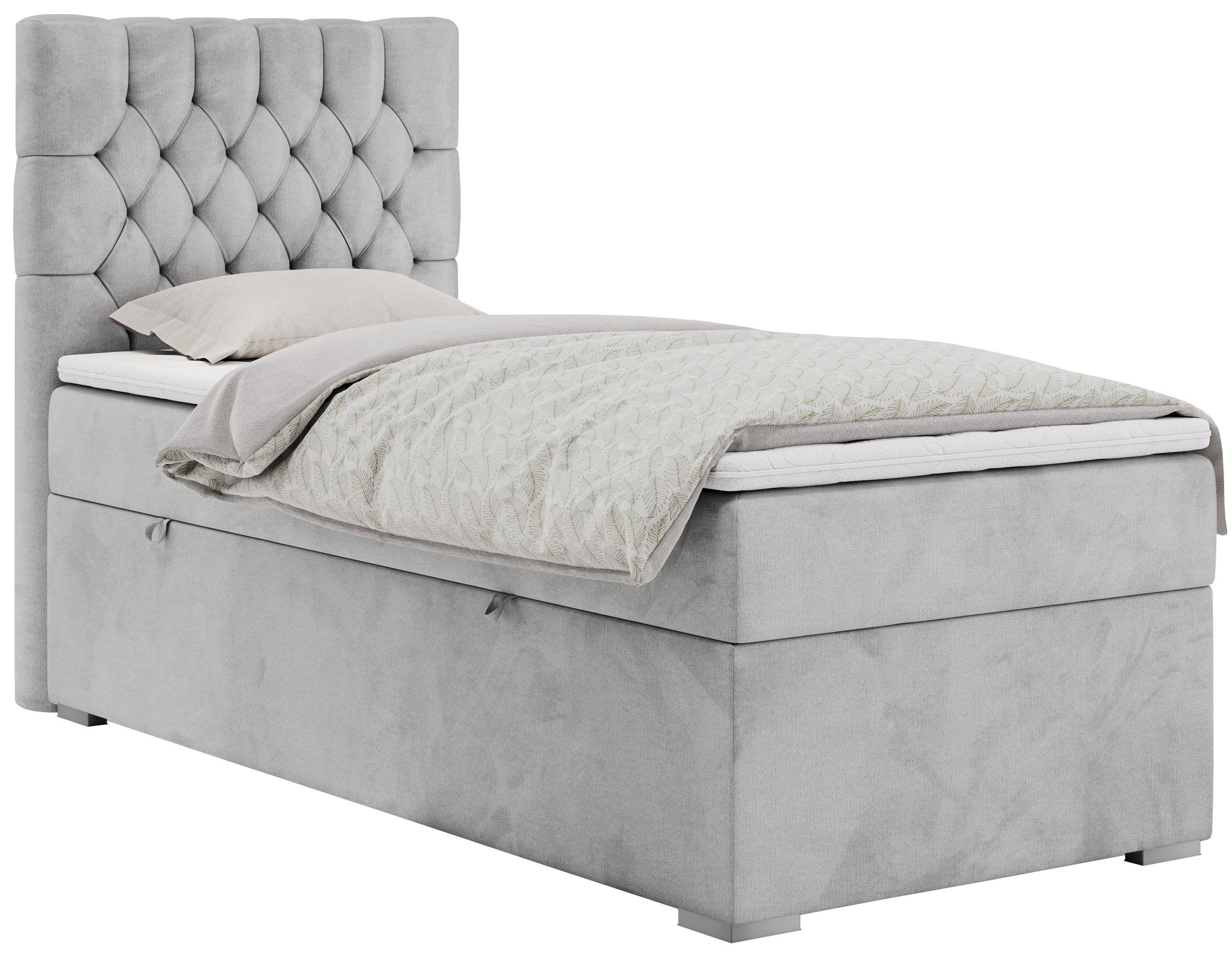 MKS MÖBEL Boxspringbett PERA (Set, Packung, Topper T25/Visco, T30-Schaum, H günstig online kaufen