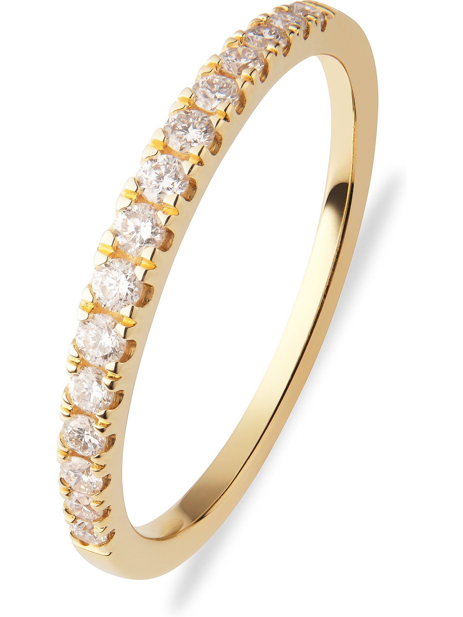 Diamantring CHRIST Damen-Damenring 5 Diamant