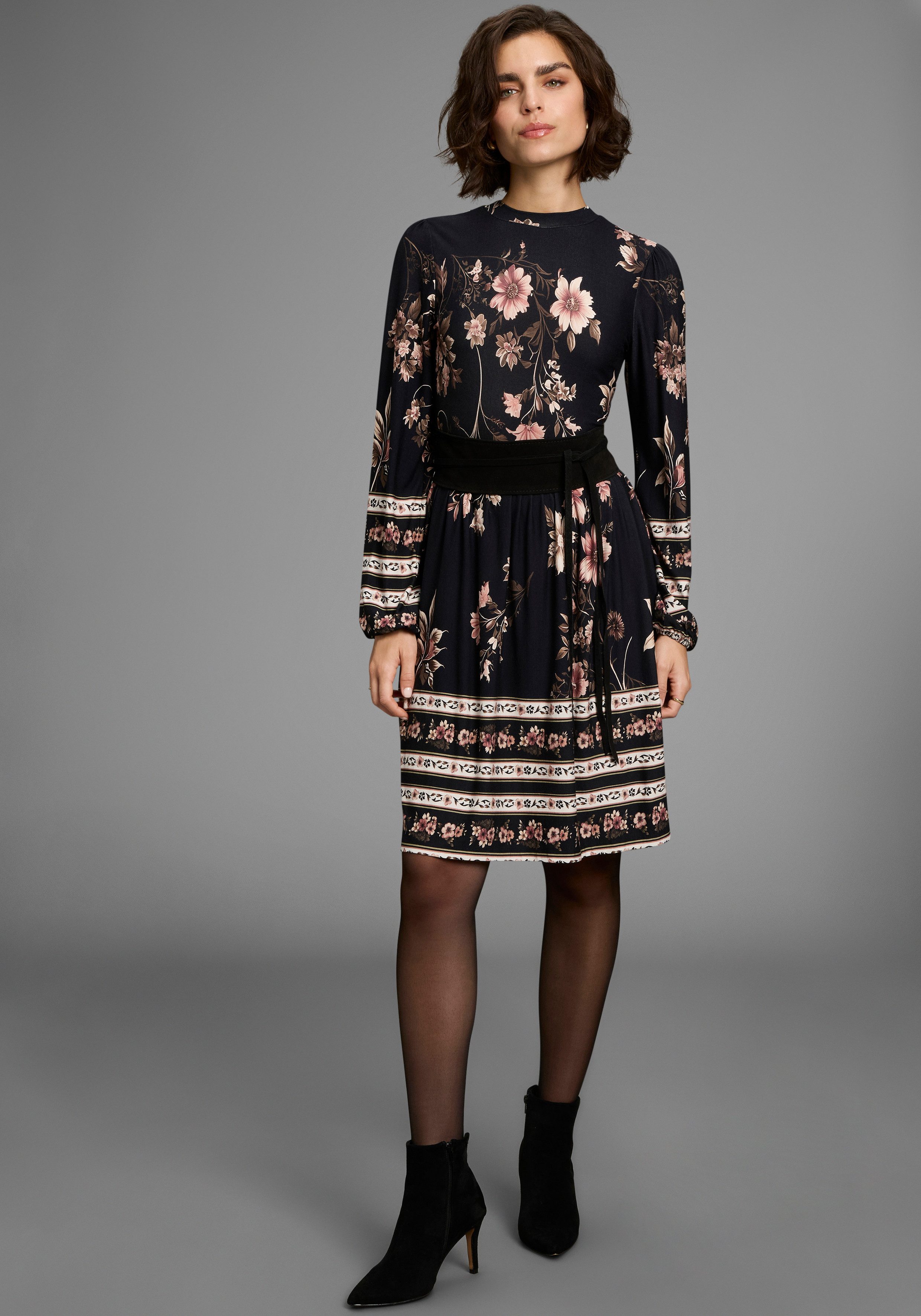 Laura Scott Jerseykleid geblümtes Design, aus Single Jersey - NEUE KOLLEKTI günstig online kaufen