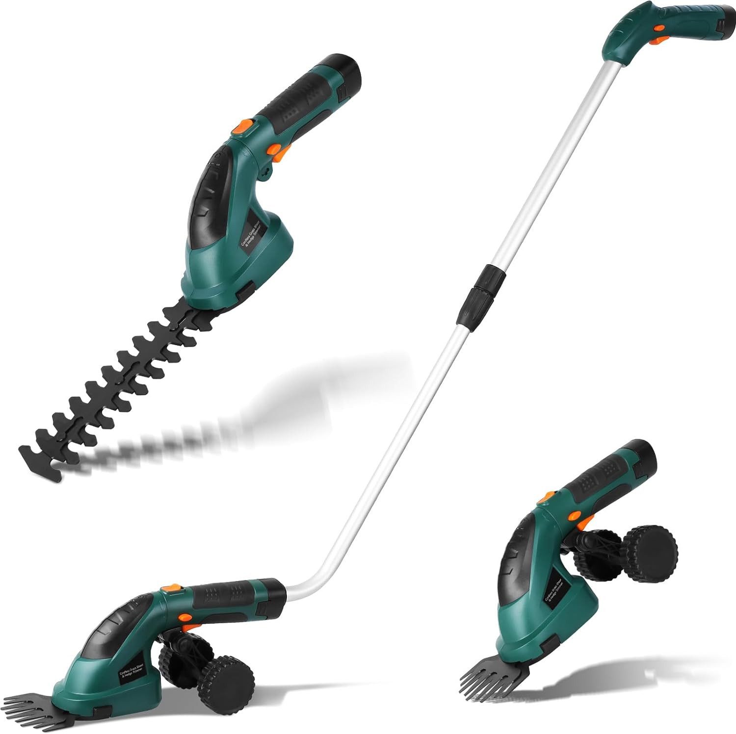 TLGREEN Akku-Grasschere 2 in 1 Handheckenschere günstig online kaufen
