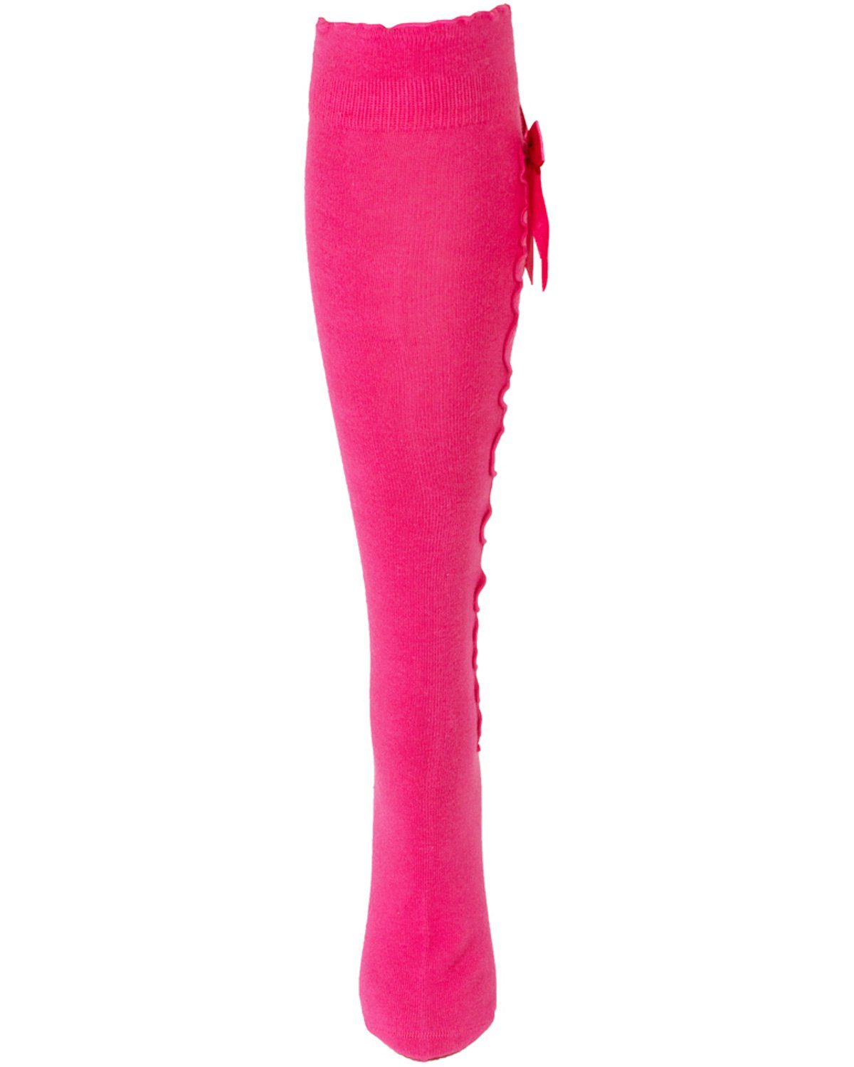 P.S. Schuhmacher Kniestrümpfe Trachten Kniestrümpfe mit Schleife für Damen, Pin