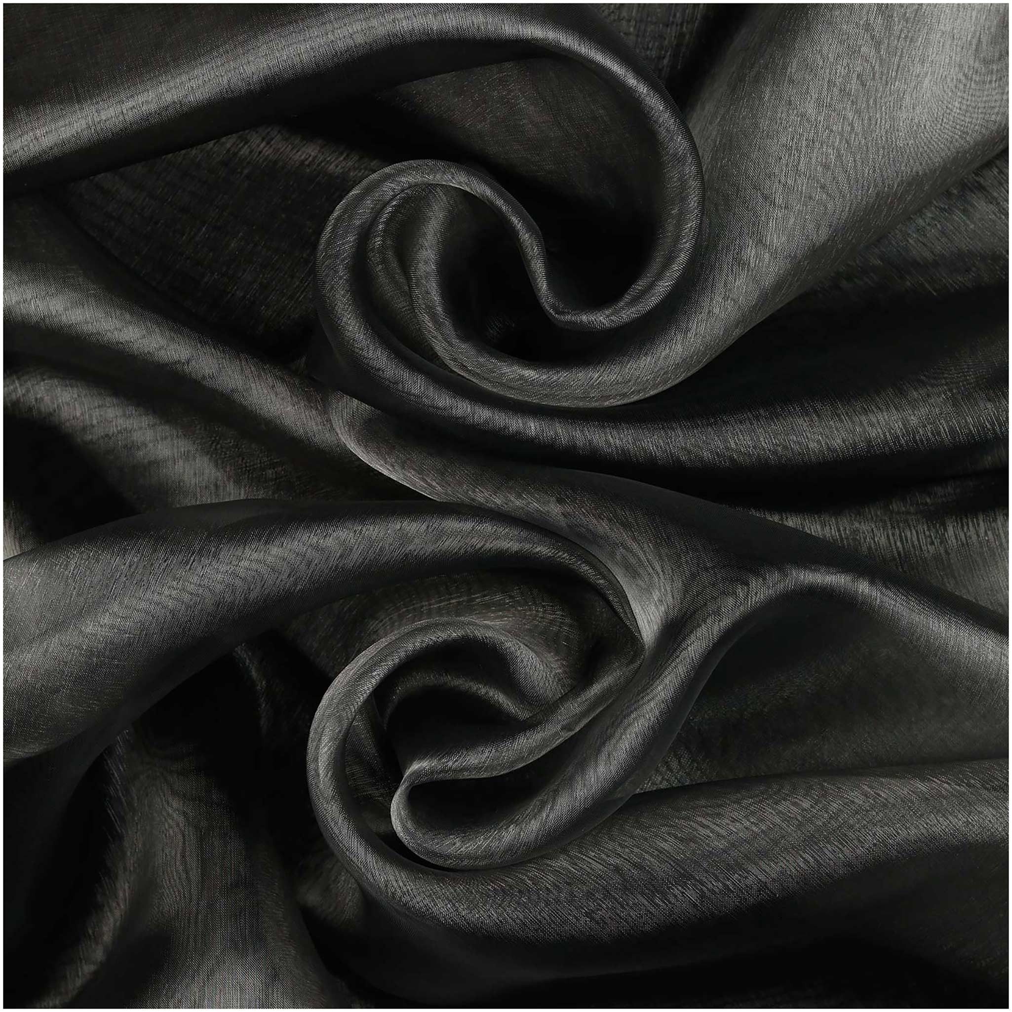 maDDma Stoff Organza Tüll Kostümstoff Chiffon Floristik 1 x 1,4 m Meterware, grau