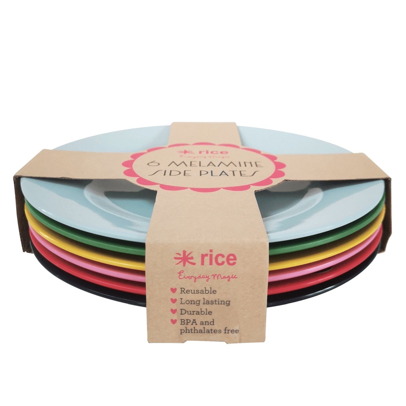 rice Teller Rice Colors aus Fav. Teller Set Melamin