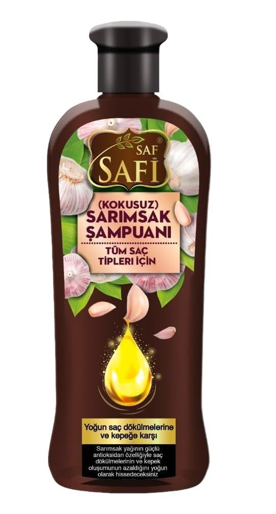 Saf Safi Haarshampoo Saf Safi - Natural Haar Shampoo Knoblauch & Lorbeer 500ml, Packung