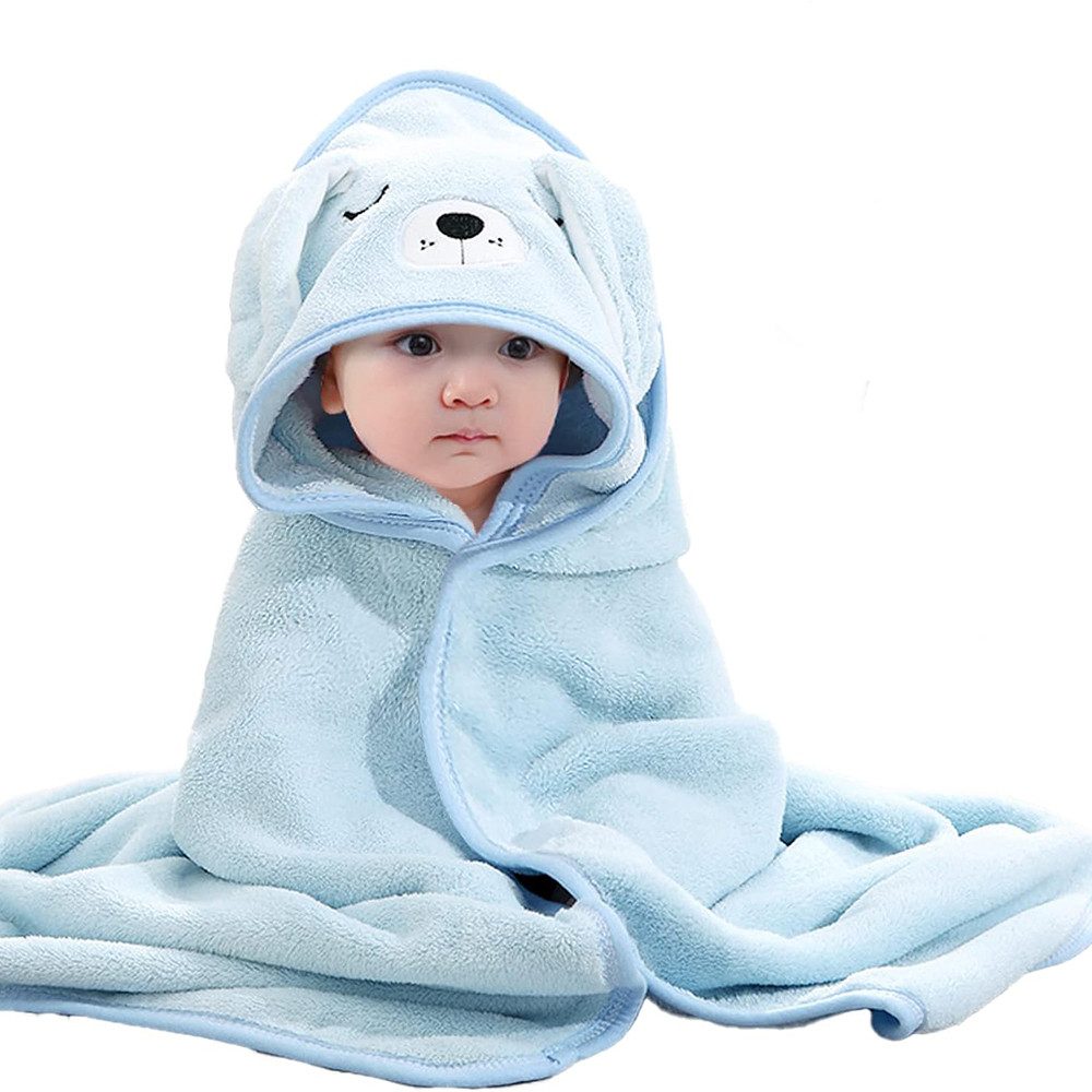Kapuzenhandtuch Baby Kapuzenhandtuch mit Waschlappen,mit süßen Ohren,für Neugeborene