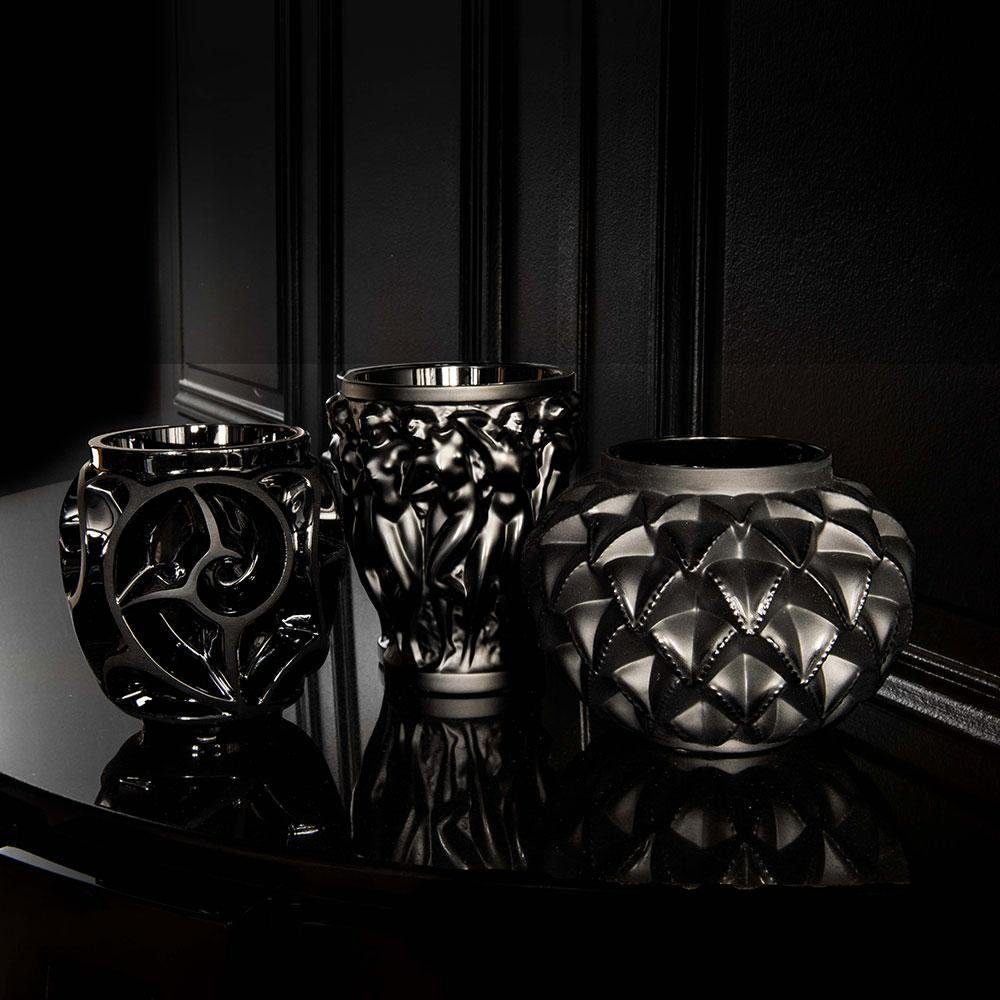 Bacchantes Vase Noir Lalique Small Schwarz (cm) Dekovase
