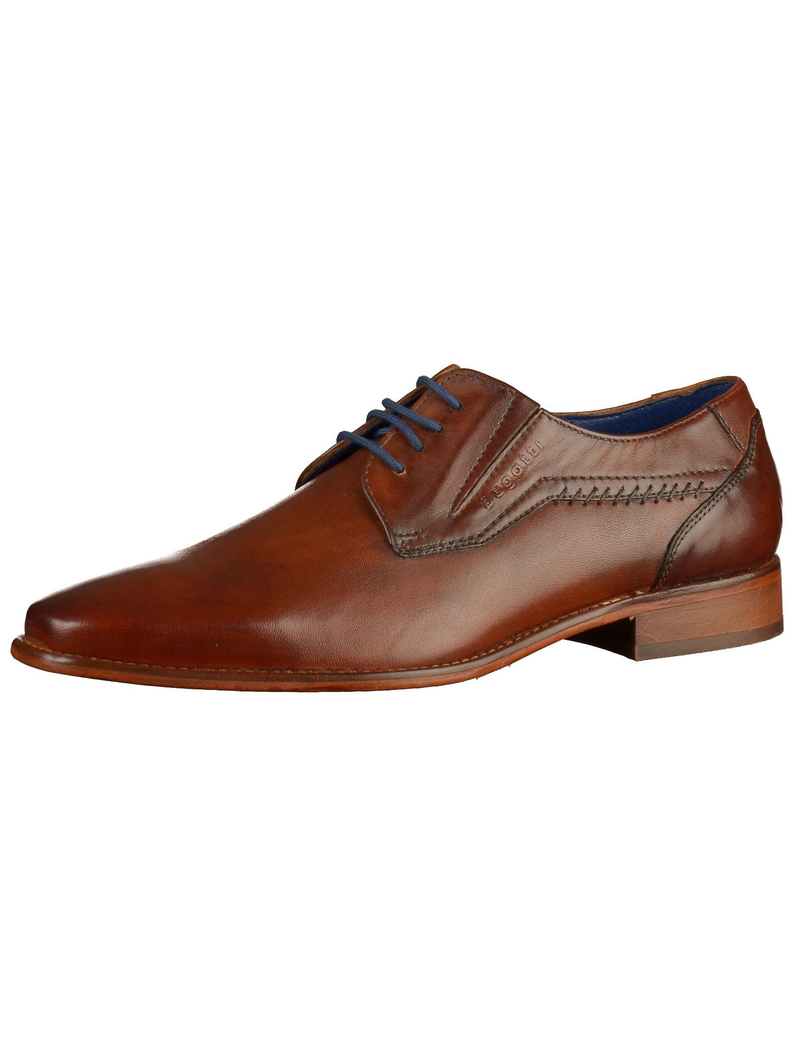 bugatti bugatti Halbschuhe Glattleder Schnürschuh