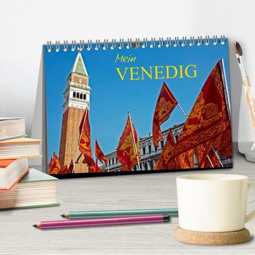 CALVENDO Wandkalender Mein VENEDIG (Tischkalender 2025 DIN A5 quer), CALVENDO Monatskalender