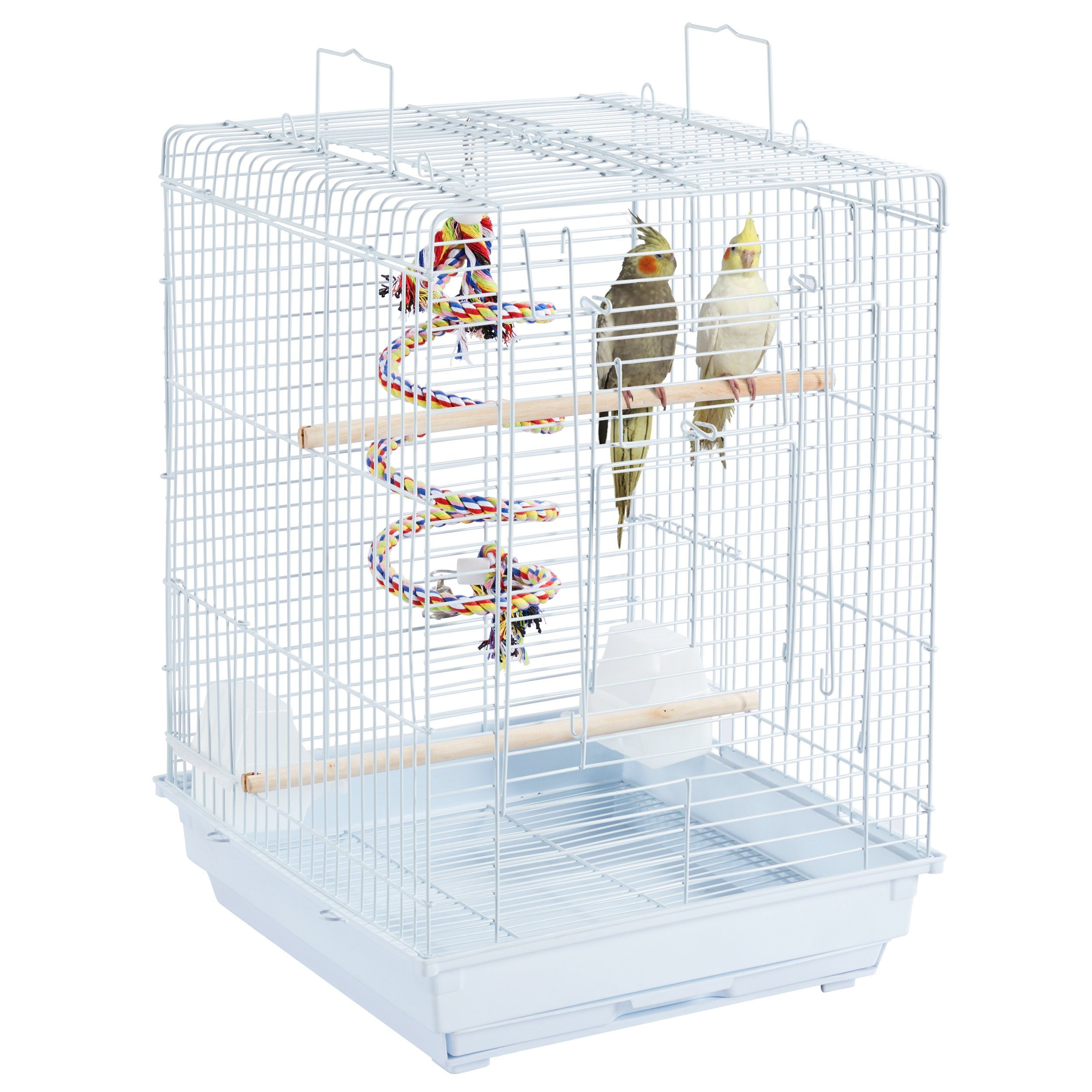 Yaheetech Vogelkäfig, Transportkäfig mit Vogelspielzeuge Wellensittichkäfig günstig online kaufen