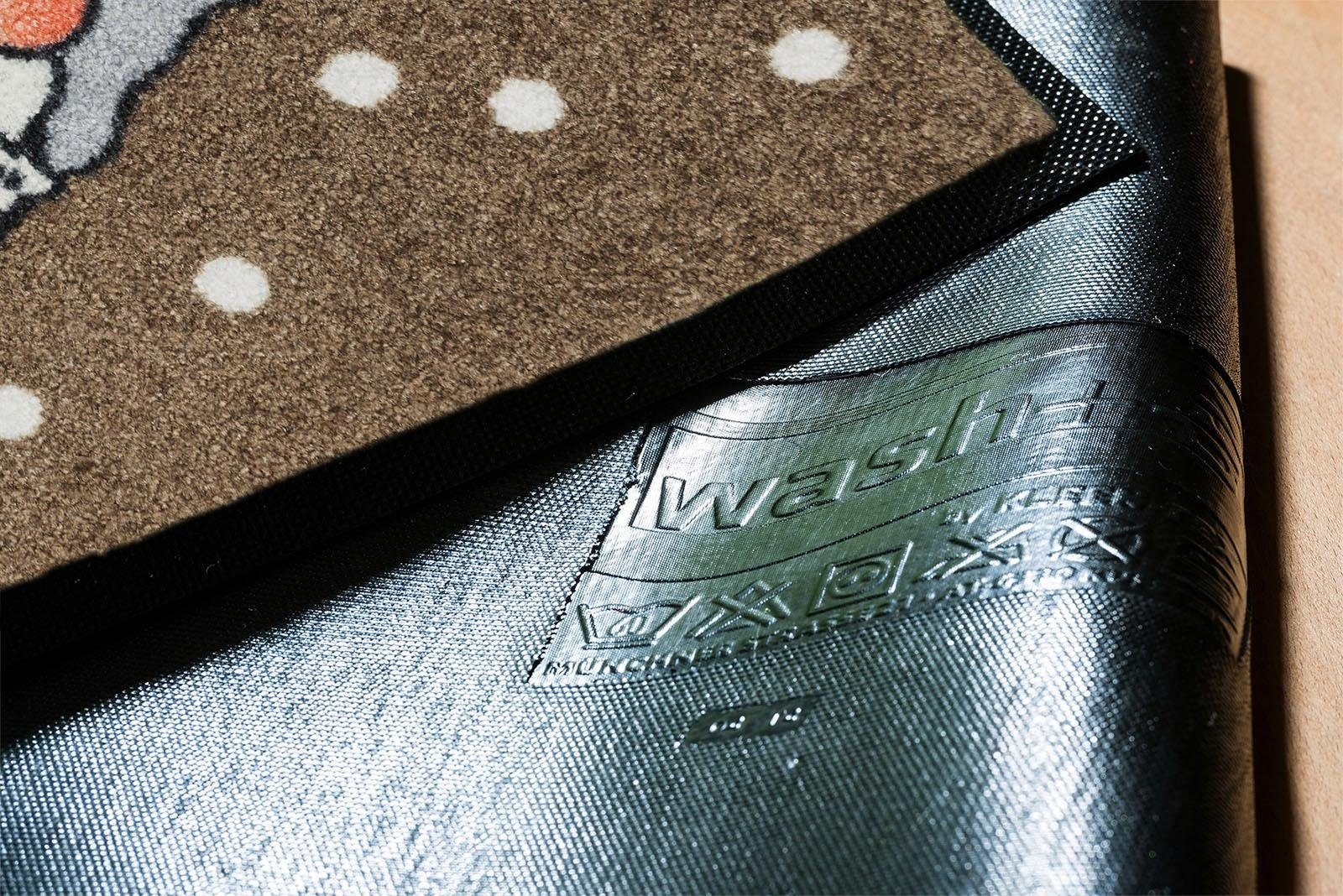 wash+dry by Kleen-Tex Fußmatte Winterzwerge, rechteckig, Höhe: 7 mm, Schmutzfangmatte, rutschhemmend, waschbar – Bild 3 von 5