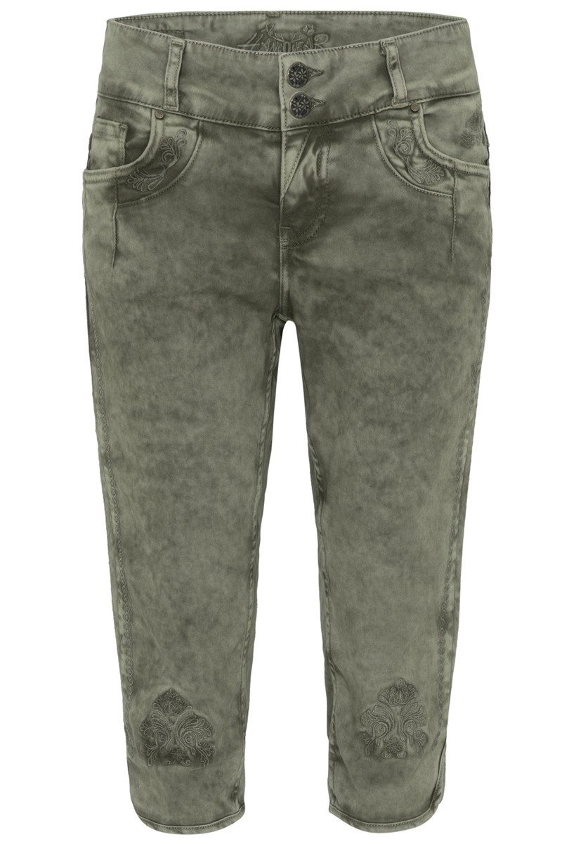 Hangowear Trachtenjeans Trachtenjeans Damen - HENDRINA KB - army green