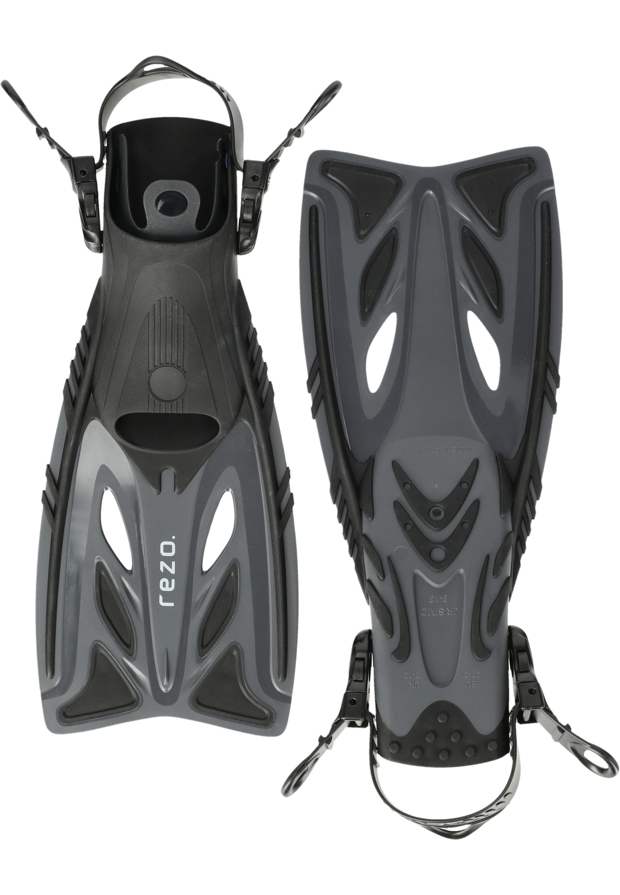 Rezo Matira Jr. Fins Badeschuh mit einstellbaren Riemen