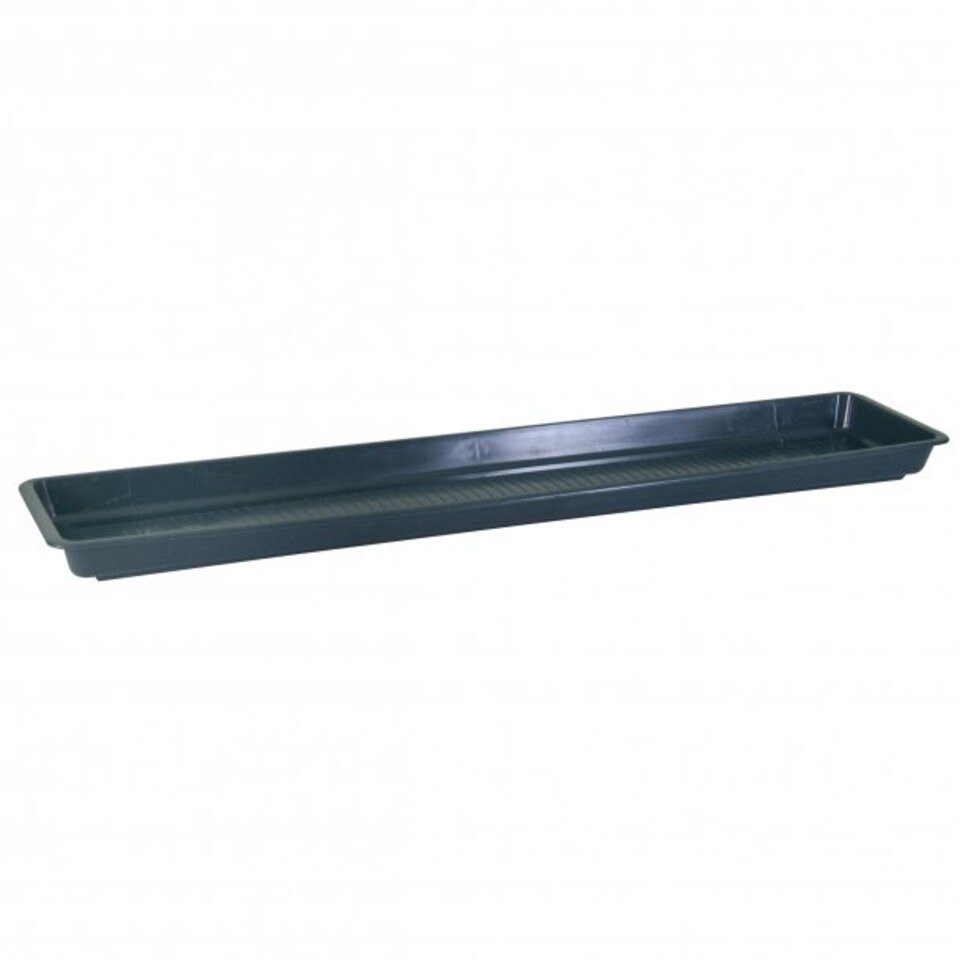 Testrut Blumentopfuntersetzer Untersetzer für Blumenkasten 80 cm anthr, 1-tlg., Pflanzenuntersetzer