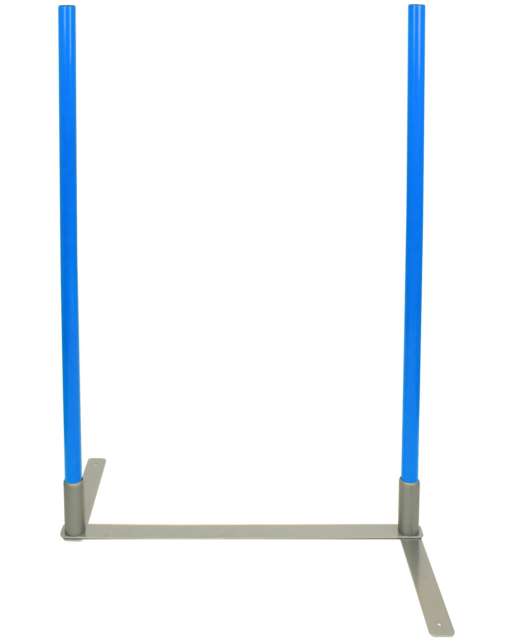 Superhund Agility-Slalom 2by2 Weave Poles, Agility-Slalom Basis-Set, Farbe Blau