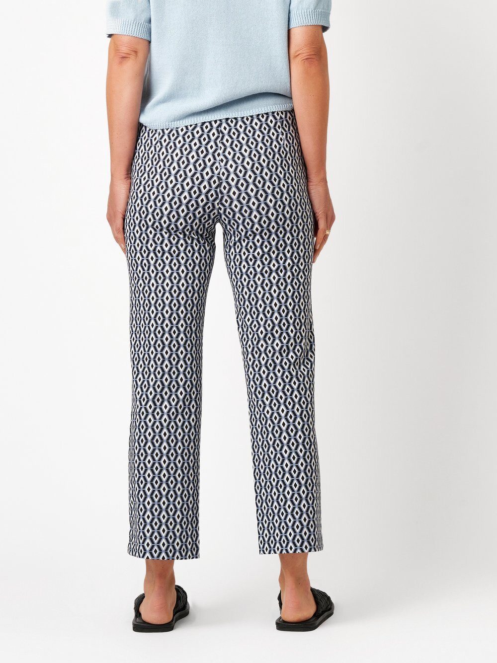 Relaxed by TONI Culotte Scarlet 3/4 mit grafischem Muster