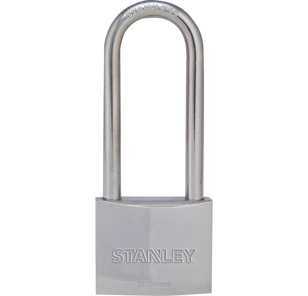 Thumbnail - STANLEY Vorhängeschloss Messing-Vorhangschloss Chrome plated 50 mm, hoher