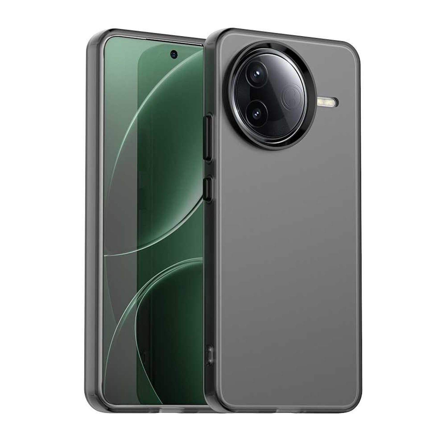 Wigento Handyhülle Für Xiaomi Poco F7 Pro Candy Design TPU Hybrid PC Schutz Hülle Schwarz, Candy Design Hybrid Hülle