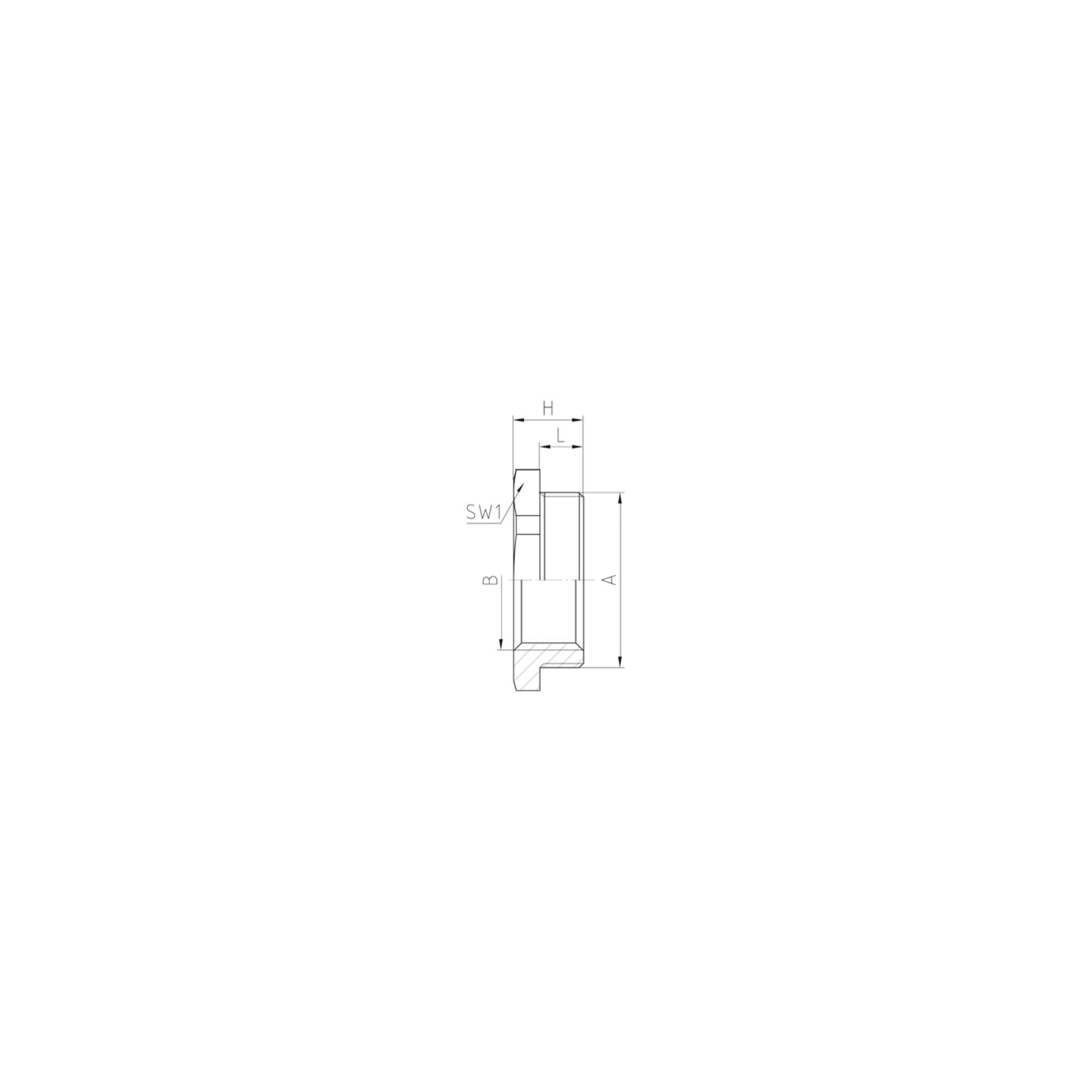 Jacob Gewindebohrer Jacob PA-Reduktion M32/M20x1,5 M32M20PA