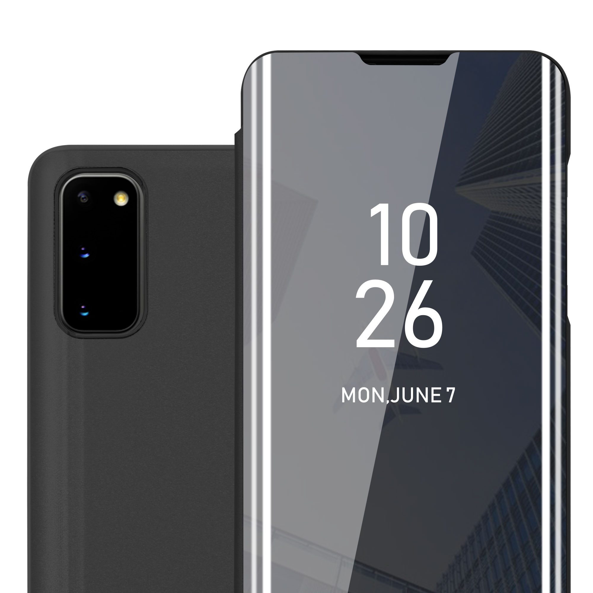 Cadorabo Handyhülle für Samsung Galaxy S20 Hülle Samsung Galaxy S20, Klappbare Handy Schutzhülle - Hülle - mit Standfunktion und Kartenfach