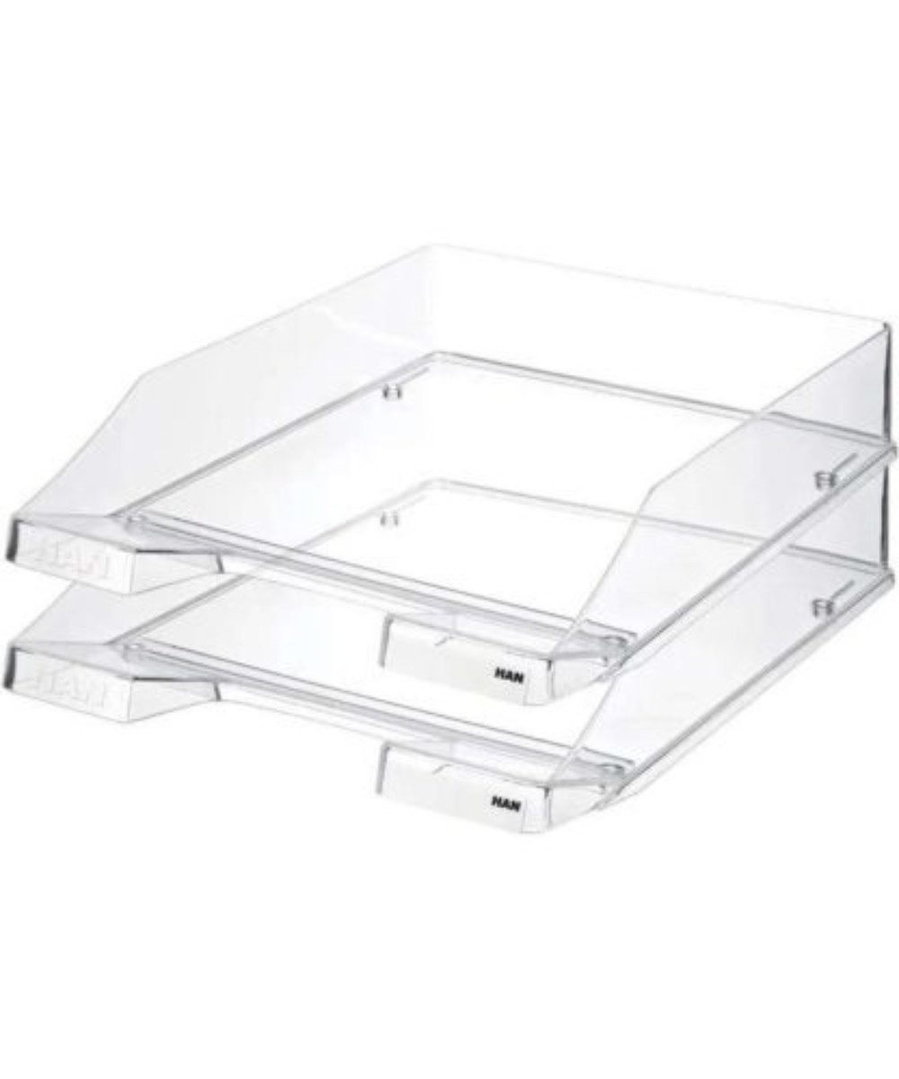 HAN Briefablage HAN Briefablage Klassik A4 transparent (packung, 1-St., Briefablage), transparenter Ausführung bieten eine geräumige und übersichtliche