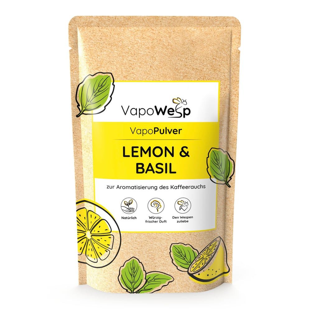 VapoWesp Wespennestattrappe, VapoPulver verschiedene Sorten je 100g, Aromatischer Duft für die VapoWesp Räucherbox
