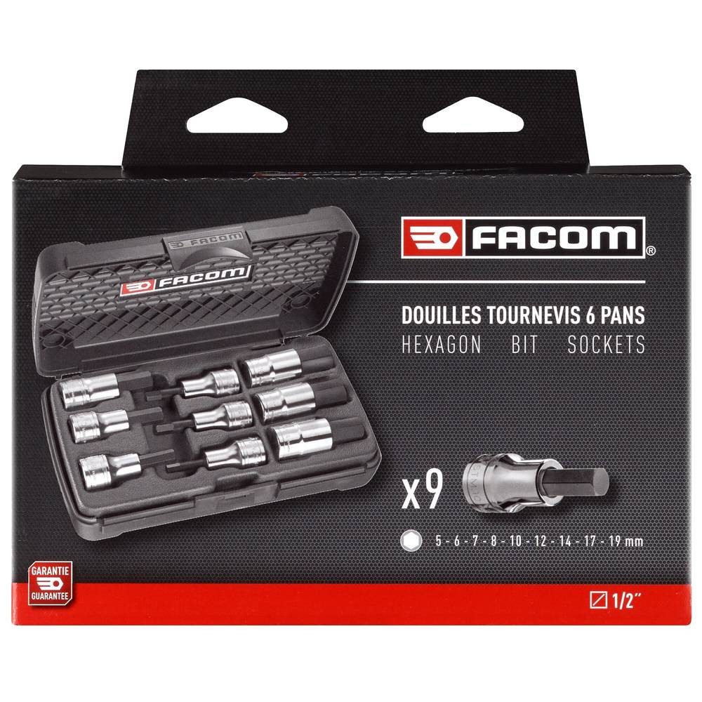 Facom Steckschlüssel Steckschlüssel-Set 1/2″ STM.J9APB