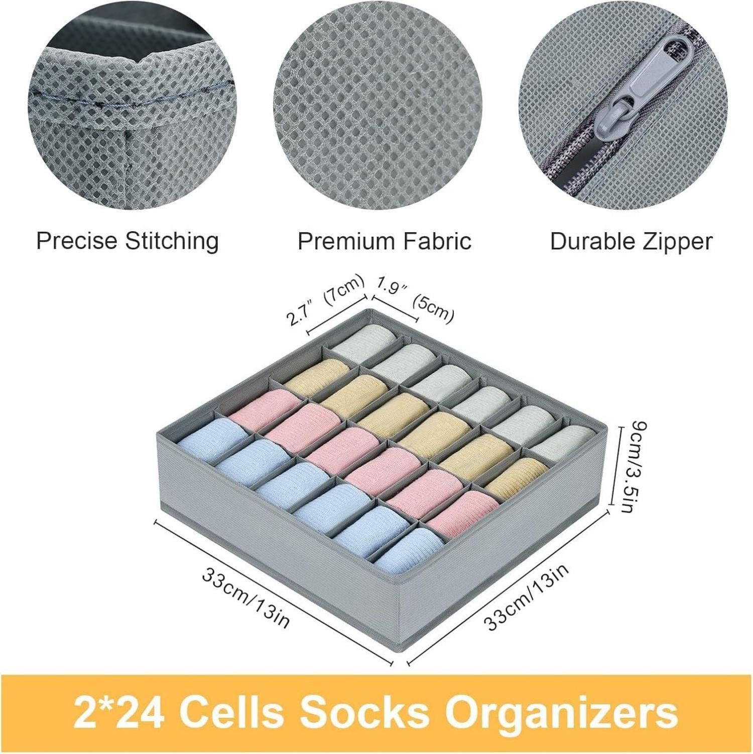LuxusKollektion Küchenorganizer-Set Socken- und Unterwäsche-Aufbewahrungsbo günstig online kaufen