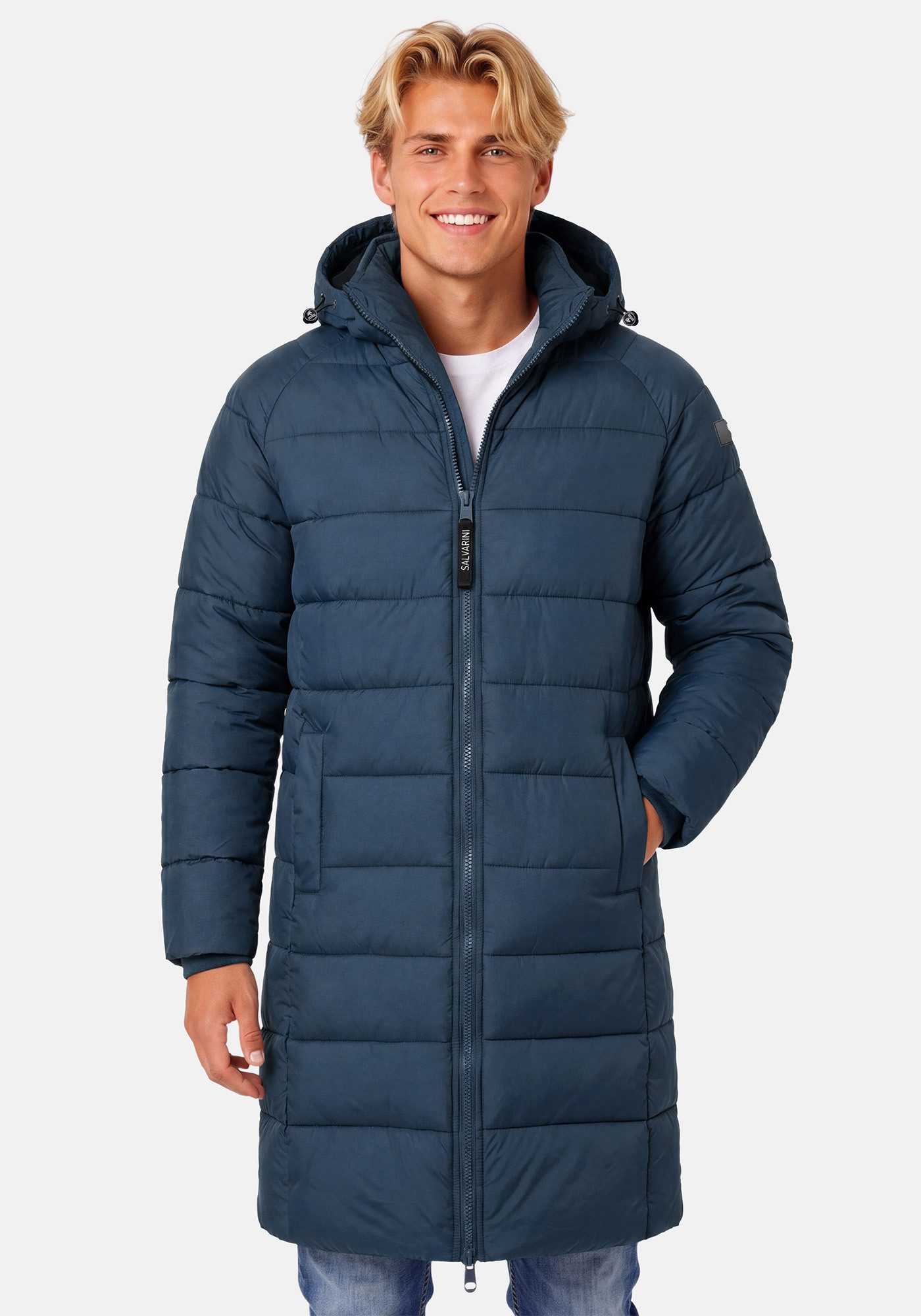 Alessandro Salvarini Winterjacke ASLoongi mit warmem Teddyfell und abnehmbarer Kapuze