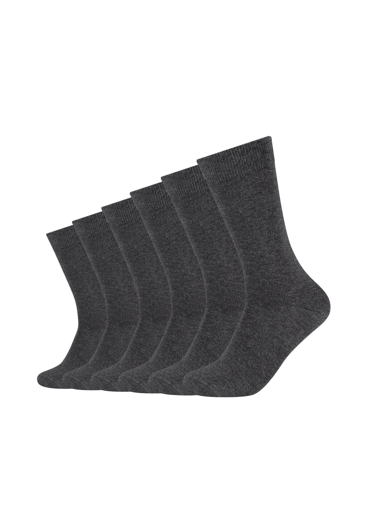 s.Oliver Socken Socken 6er Pack anthracite