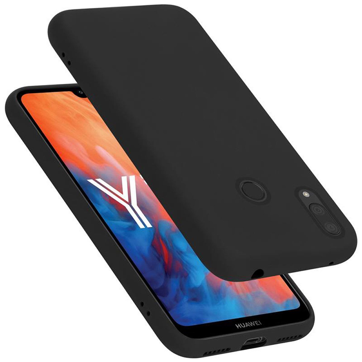 Cadorabo Handyhülle für Huawei Y7 2019 / Y7 PRIME 2019 Hülle Huawei Y7 2019 / Y7 PRIME 2019, Flexible Hülle TPU Silikon Schutzhülle Back Cover Case