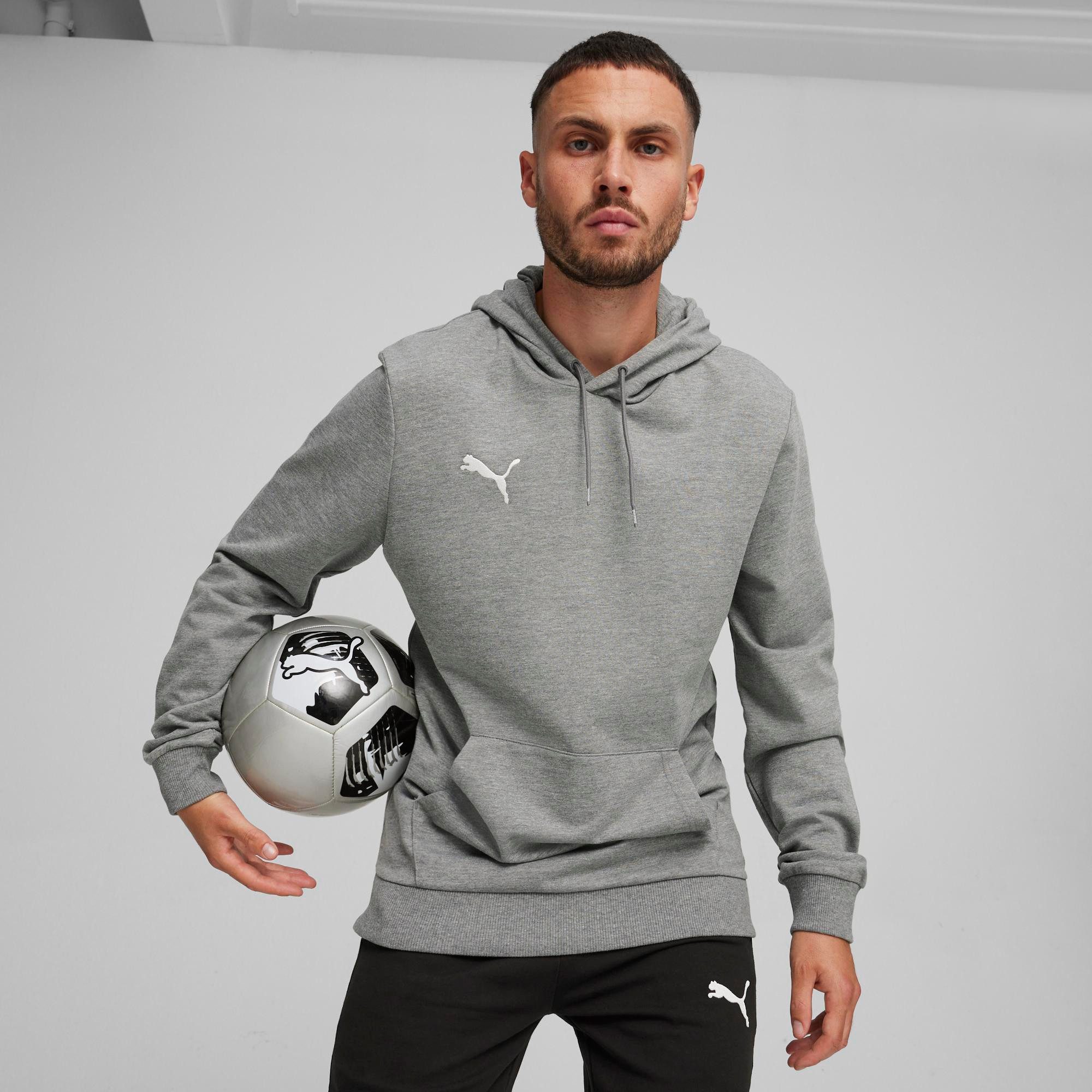 PUMA Kapuzensweatshirt TEAMGOAL CASUALS HOODY mit Kapuze, Rundhalsausschnitt, Regular Fit, mit Kängurutasche